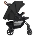 Poussette pour bébé 2-en-1 Anthracite Acier