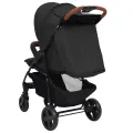 Poussette pour bébé 2-en-1 Anthracite Acier