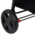 Poussette pour bébé 2-en-1 Anthracite Acier