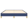 Cadre de lit Bleu 160x200 cm Tissu