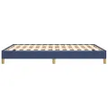 Cadre de lit Bleu 160x200 cm Tissu