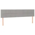 cadre de lit et matelas et LED Gris clair 180x200 cm