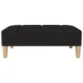 Repose-pied Noir 78x56x32 cm Tissu