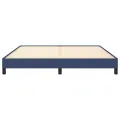 Cadre de lit Bleu 160x200 cm Tissu