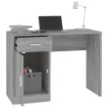Bureau avec tiroir et armoire Sonoma gris 100x40x73 cm