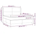 cadre de lit avec matelas Blanc 180x200cm Similicuir