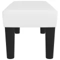 Banc Blanc 70x30x30 cm Similicuir