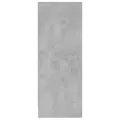 Armoire à chaussures Gris béton 60x35x92 cm Aggloméré