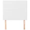 Têtes de lit 2 pcs Blanc 80x5x78/88 cm Similicuir