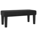 cadre de lit avec matelas Noir 80x200cm Similicuir