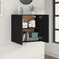 Armoire murale Noir 60x31x60 cm Bois d'ingénierie