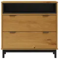 Commode FLAM 80x40x80 cm bois de pin massif