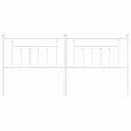 Tête de lit métal blanc 200 cm