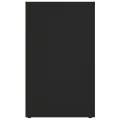 Armoire à chaussures noir 52,5x30x50 cm