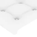 Têtes de lit 4 pcs Blanc 100x5x78/88 cm Similicuir