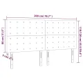 Têtes de lit 4 pcs Blanc 100x5x78/88 cm Similicuir