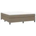 cadre de lit Taupe 160x200 cm Tissu