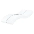 Lit de jour avec matelas gris clair 90x200 cm tissu
