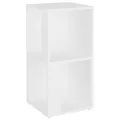 Armoire d'angle Blanc 33x33x67 cm Aggloméré