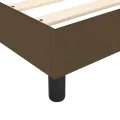 cadre de lit Marron foncé 180x200 cm Tissu