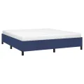 Cadre de lit Bleu 180 x 200 cm Tissu