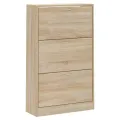 Armoire à chaussures Chêne sonoma 63x24x103cm Bois d'ingénierie