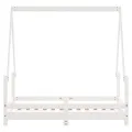 Cadre de lit pour enfant blanc 70x140 cm bois de pin massif