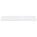 Lit de jour avec matelas jaune 80x200 cm velours