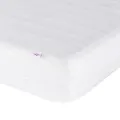 Lit de jour avec matelas jaune 80x200 cm velours