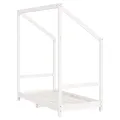 Cadre de lit pour enfant blanc 70x140 cm bois de pin massif