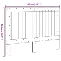 Tête de lit 140x104 cm bois massif de pin