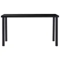 Ensemble de salle à manger 7 pcs Similicuir Noir