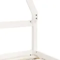 Cadre de lit enfant tiroirs blanc 80x200 cm bois de pin massif