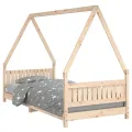 Cadre de lit pour enfants 90x200 cm bois de pin massif