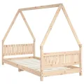 Cadre de lit pour enfants 90x200 cm bois de pin massif