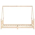 Cadre de lit pour enfants 90x200 cm bois de pin massif