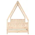 Cadre de lit pour enfants 90x200 cm bois de pin massif