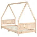Cadre de lit pour enfants 90x200 cm bois de pin massif