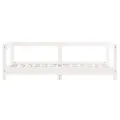 Cadre de lit pour enfant blanc 70x140 cm bois de pin massif