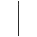 Tête de lit métal noir 75 cm