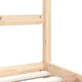 Cadre de lit pour enfants gris 80x200 cm bois de pin massif
