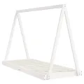 Cadre de lit pour enfants blanc 80x200 cm bois de pin massif