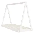 Cadre de lit pour enfants blanc 80x200 cm bois de pin massif