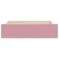 Tiroirs de lit 2 pcs rose bois d'ingénierie et velours