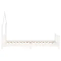 Cadre de lit pour enfants blanc 90x200 cm bois de pin massif
