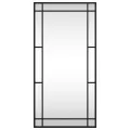Miroir mural noir 40x80 cm rectangulaire fer
