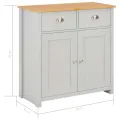 Buffet Gris 79x35x81 cm