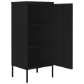 Armoire de rangement Noir 42,5x35x101,5 cm Acier