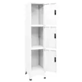 Armoire à casiers Blanc 38x45x180 cm Acier