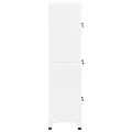 Armoire à casiers Blanc 38x45x180 cm Acier